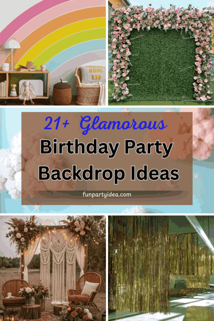 Birthday Party Backdrop Ideas