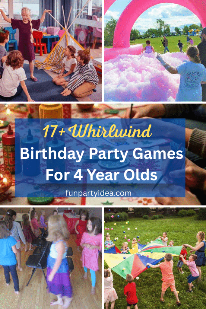 Birthday Party Games For 4 Year Olds