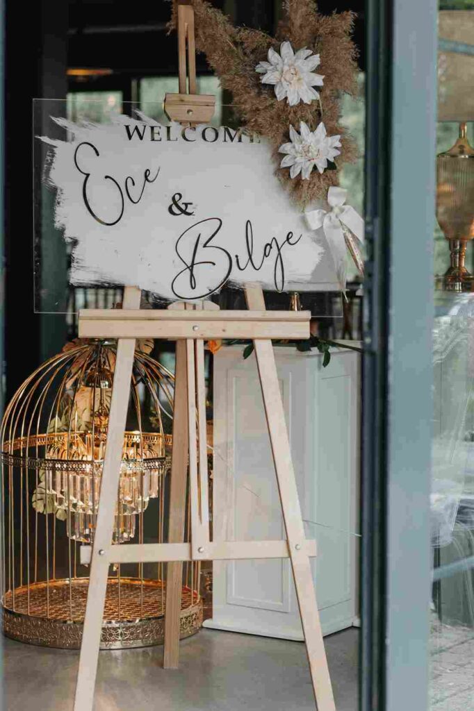 Chalkboard Welcome Sign