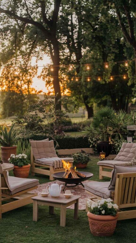 Cozy Outdoor Lounge