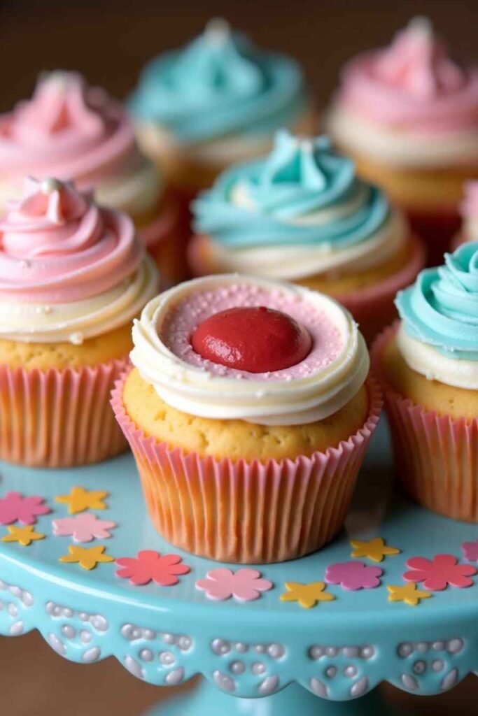 Gender Reveal Cupcakes