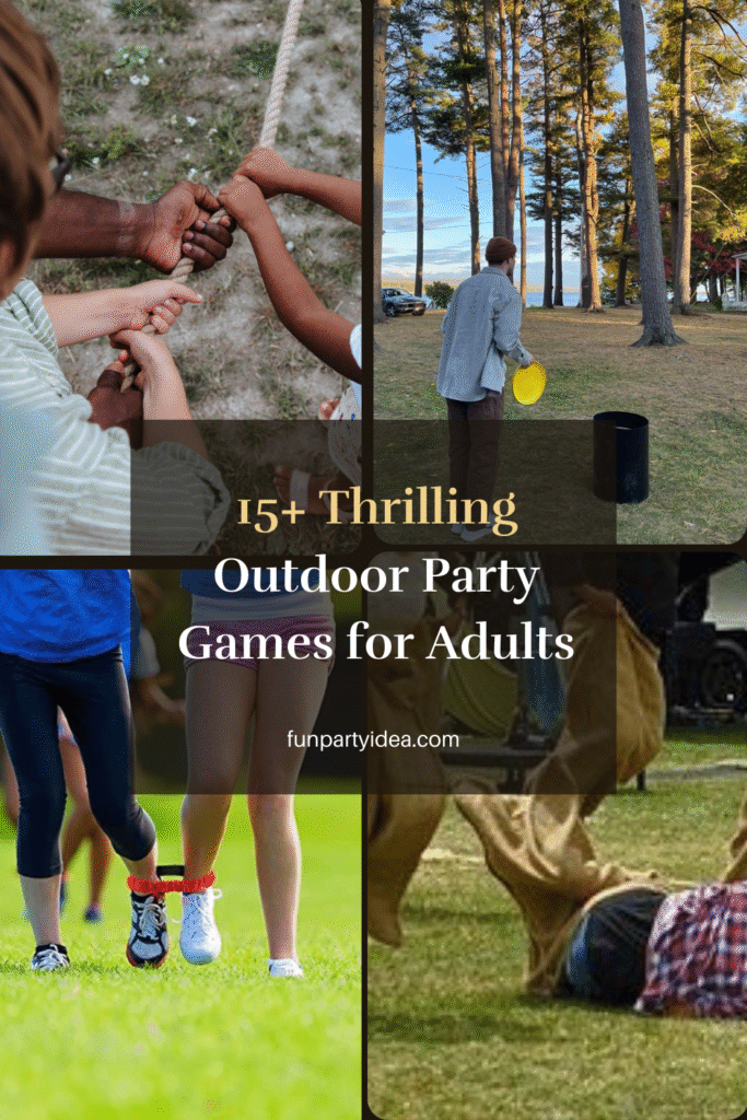 Outdoor Party Games for Adults