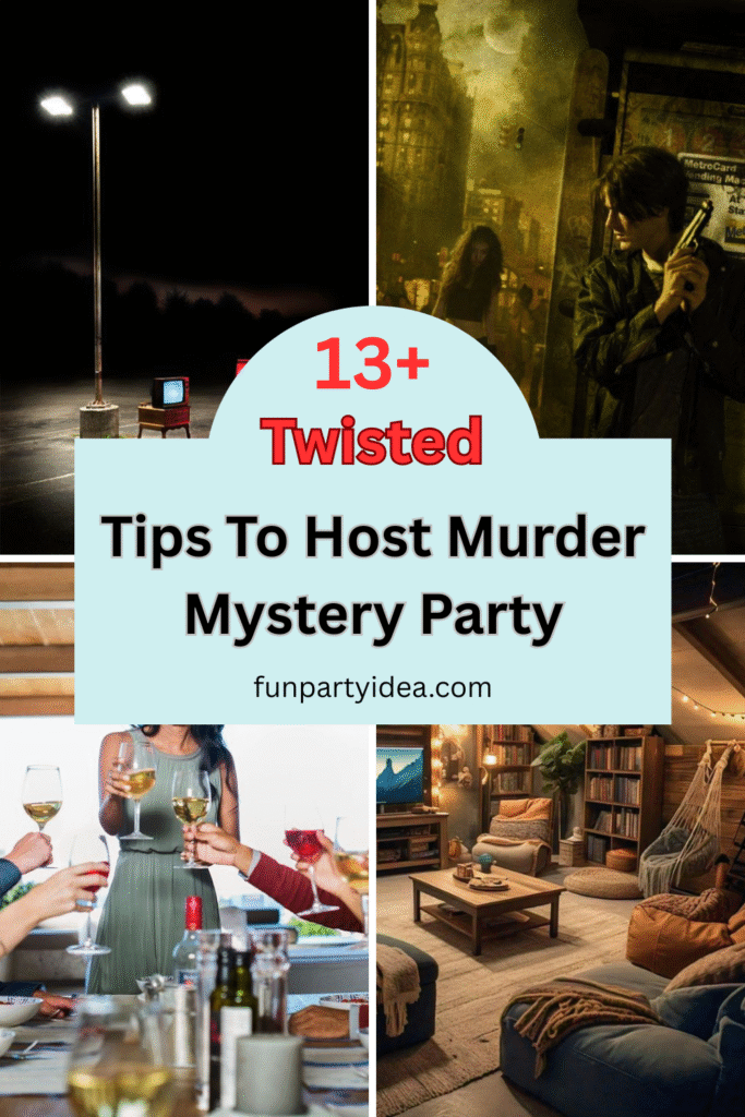 Tips To Host Murder Mystery Party