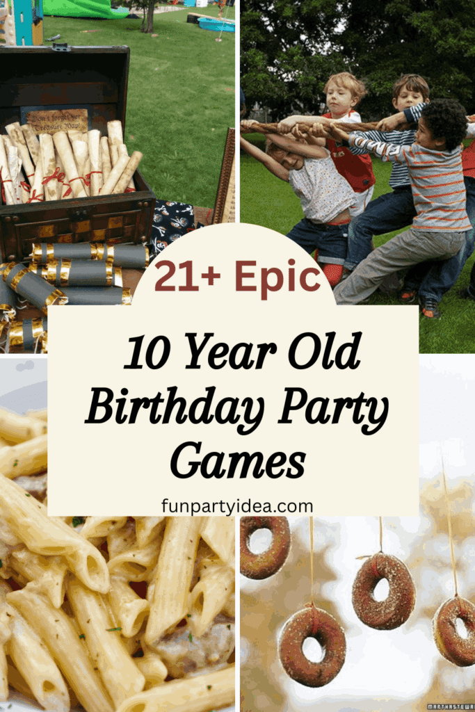 10 Year Old Birthday Party Games