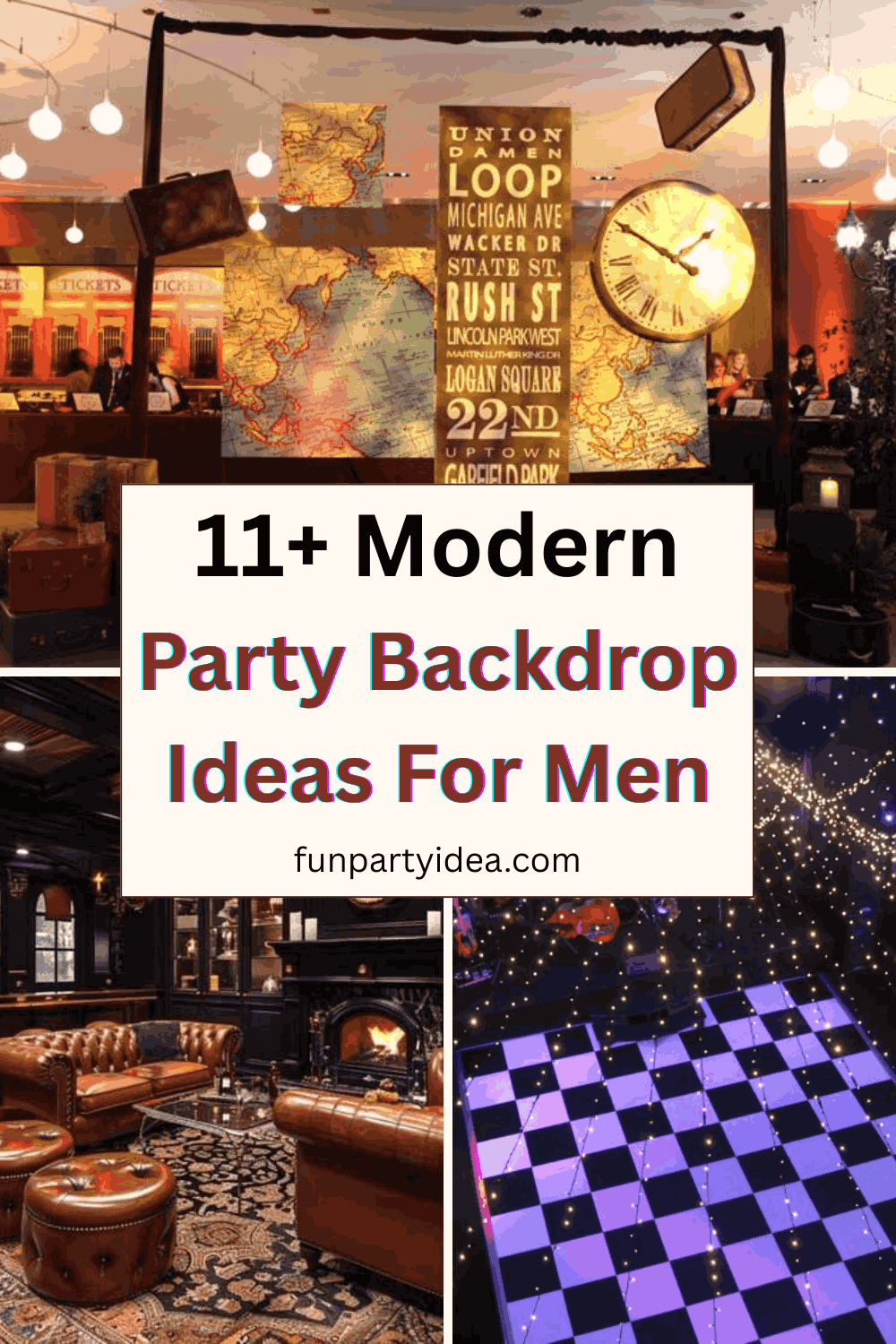 Party Backdrop Ideas For Men