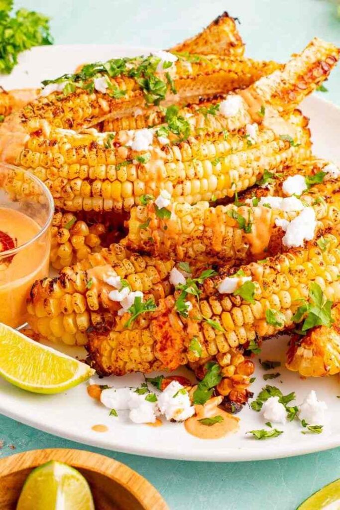 BBQ Ribs with Charred Corn