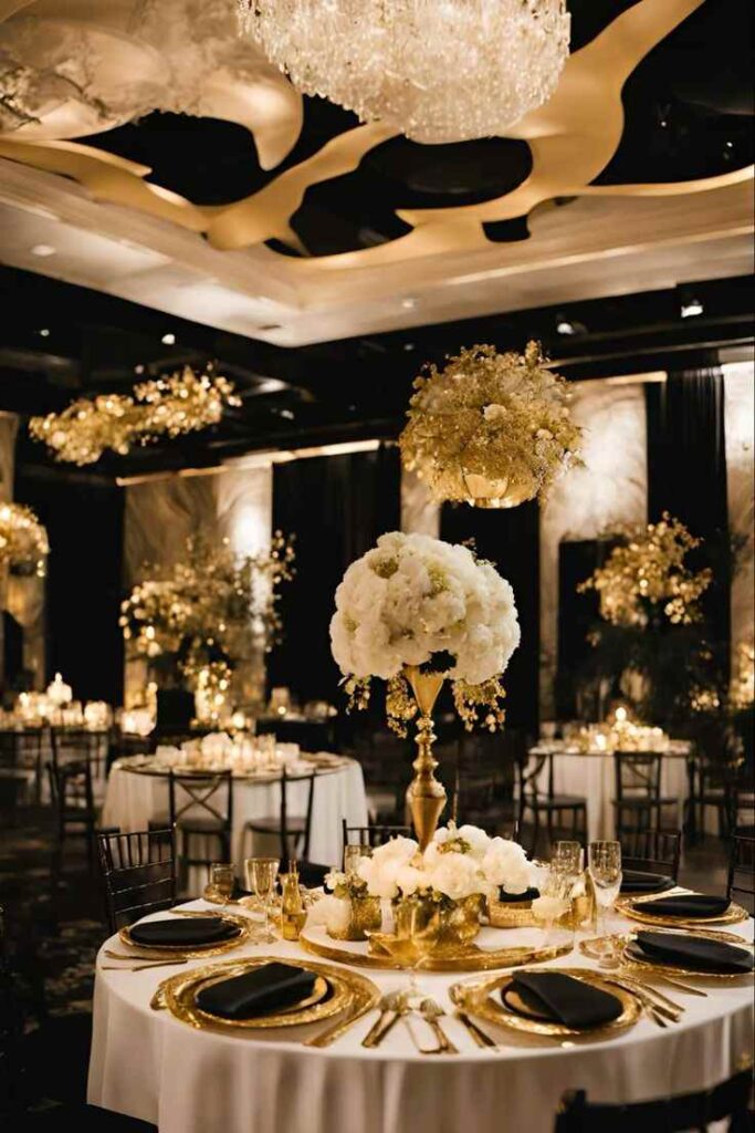 Black and Gold Glam
