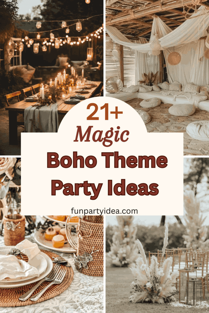 Boho Theme Party Ideas