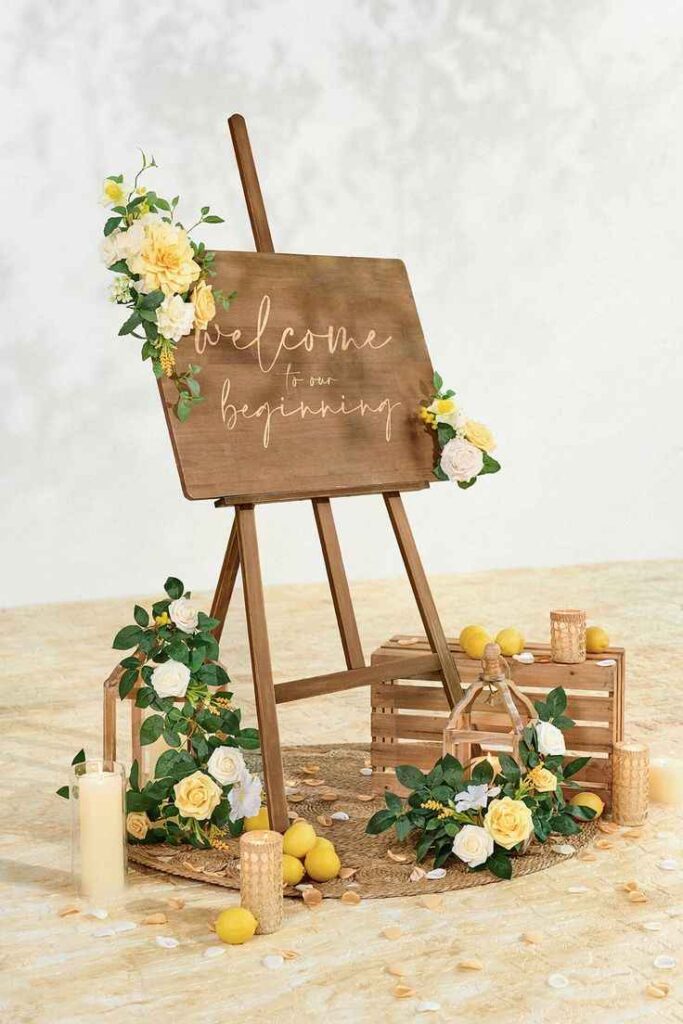 Daffodil Welcome Sign