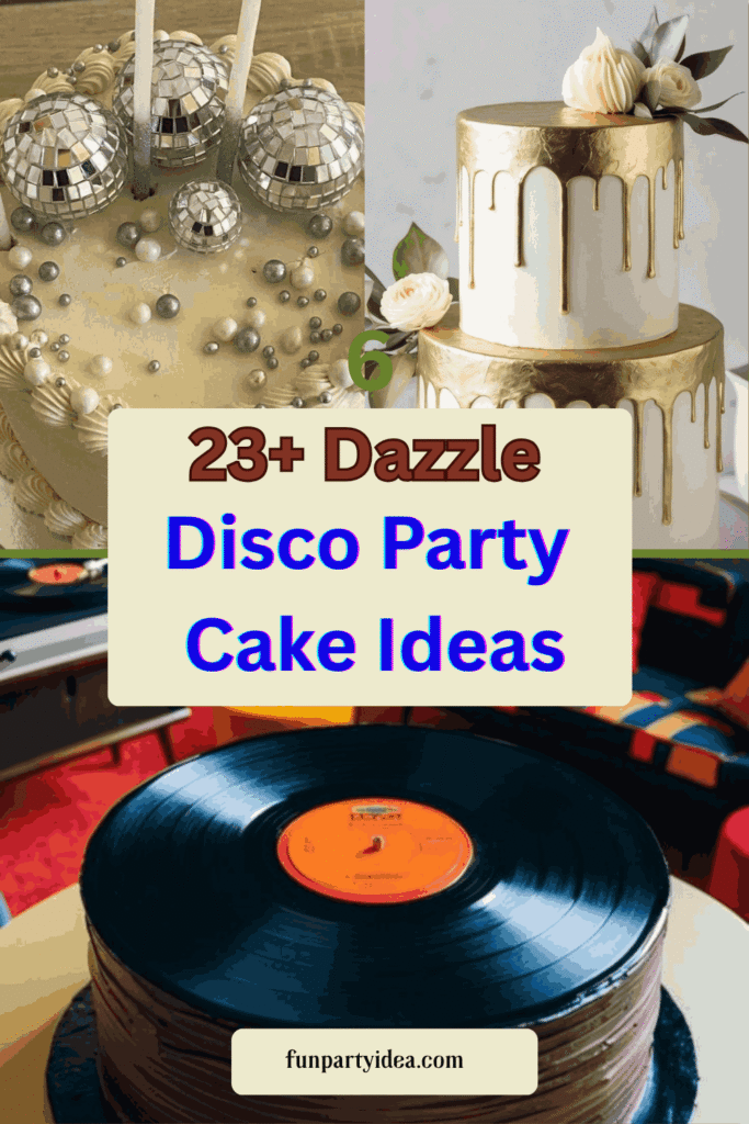 Disco Party Cake Ideas