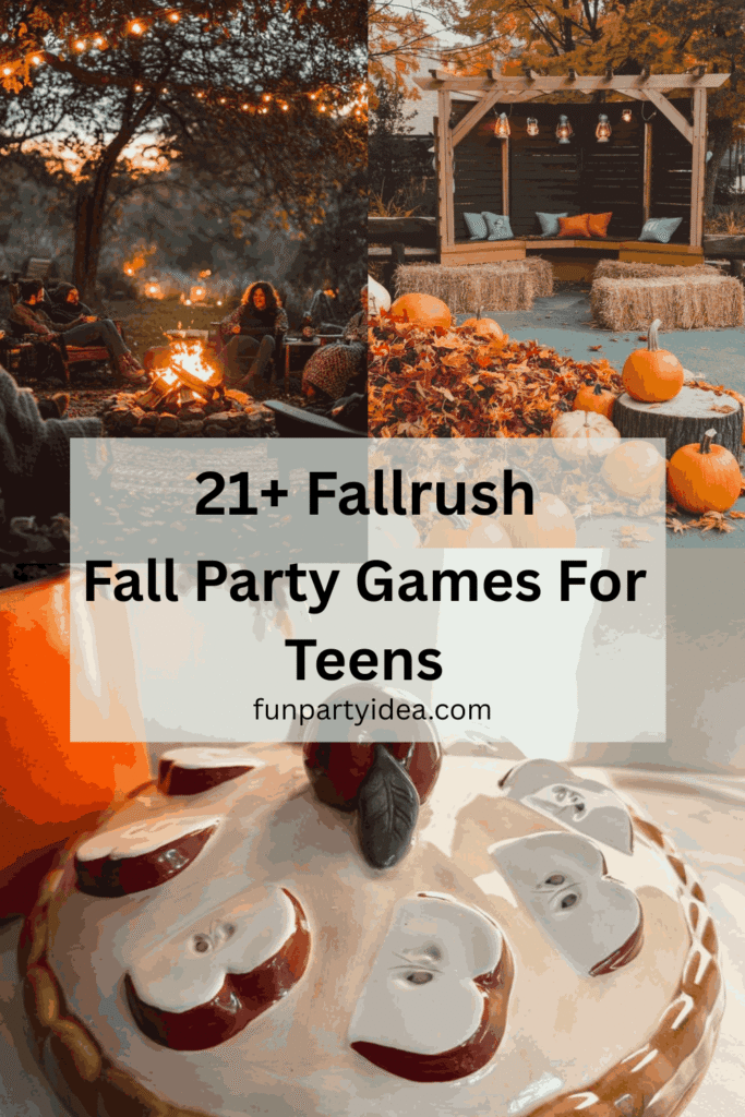Fall Party Games For Teens