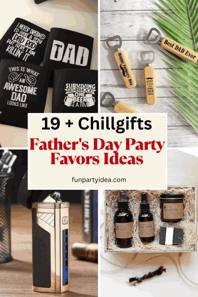 Father's Day Party Favors Ideas
