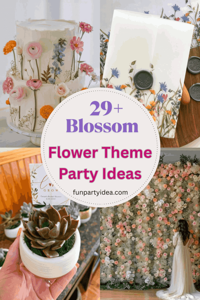 Flower Theme Party Ideas