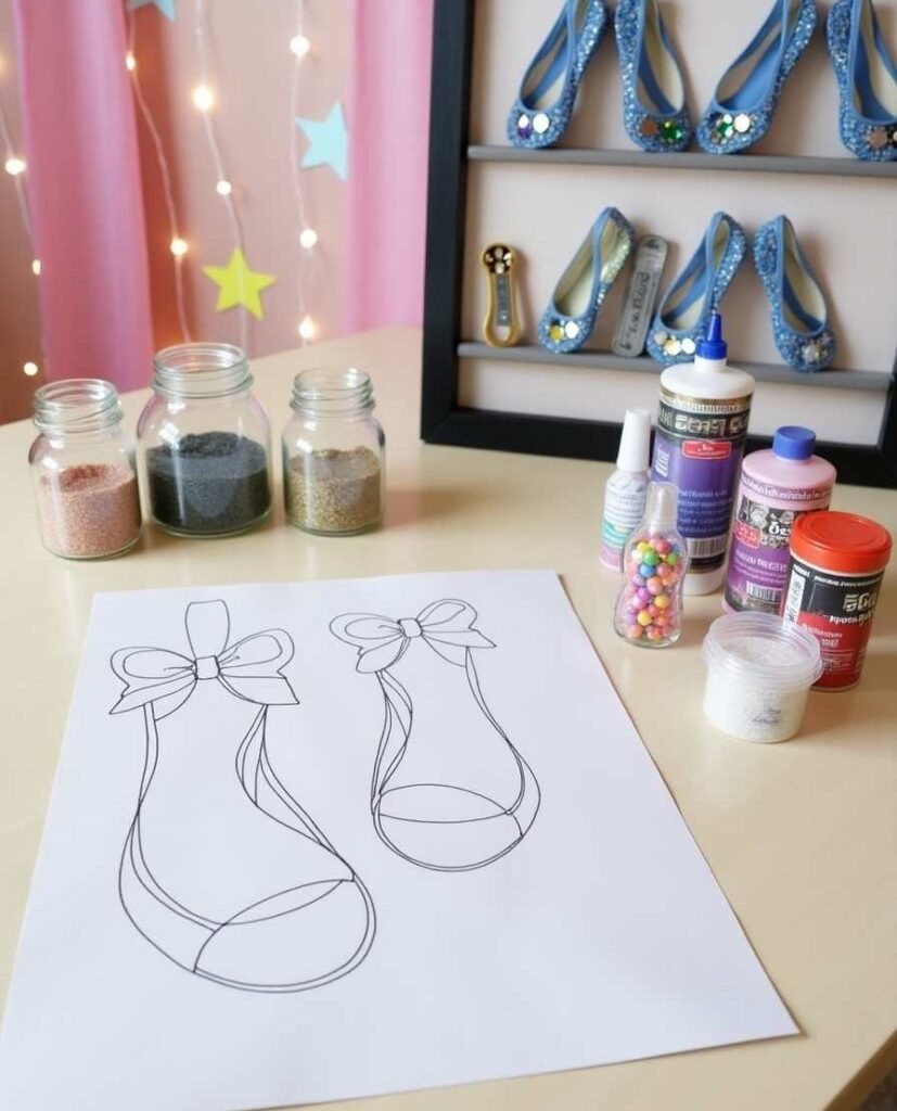 Glass Slipper Craft 
