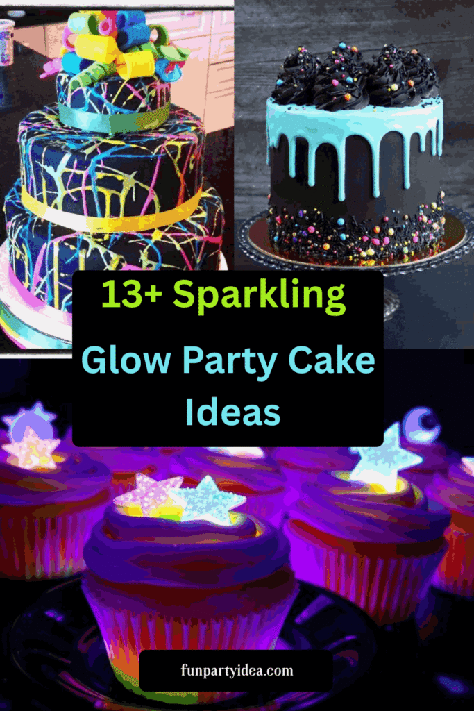 Glow Party Cake Ideas