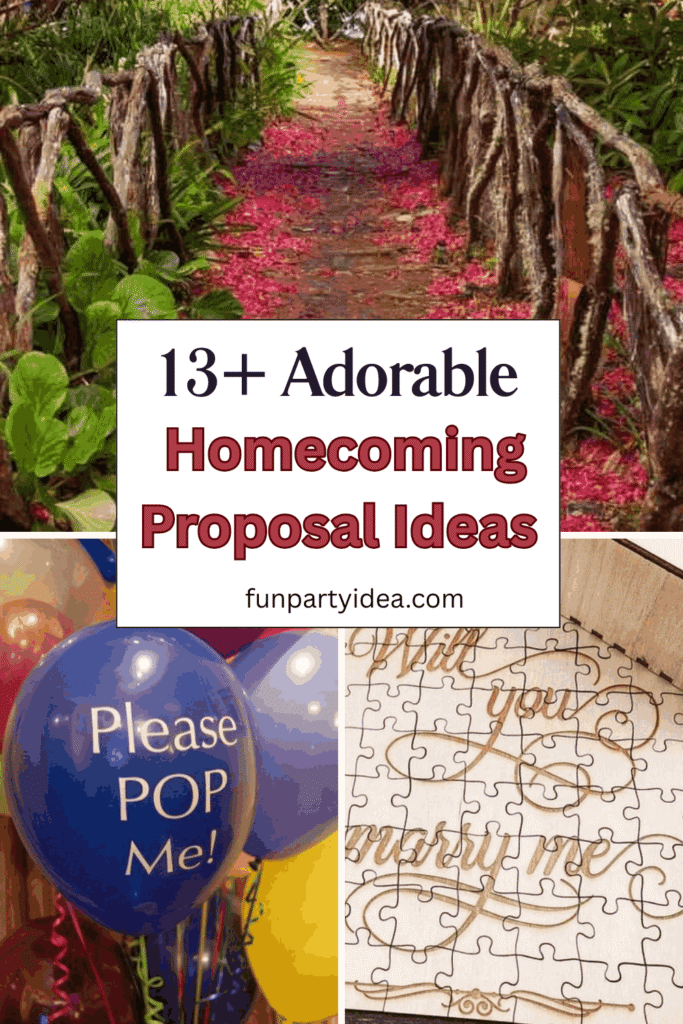 Homecoming Proposal Ideas 