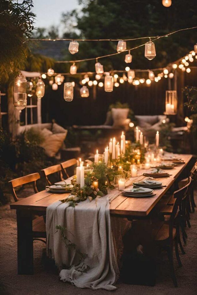 Lantern and Candle Glow