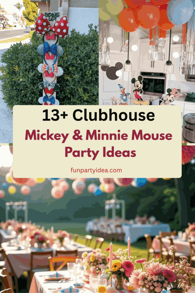 Mickey & Minnie Mouse Party Ideas