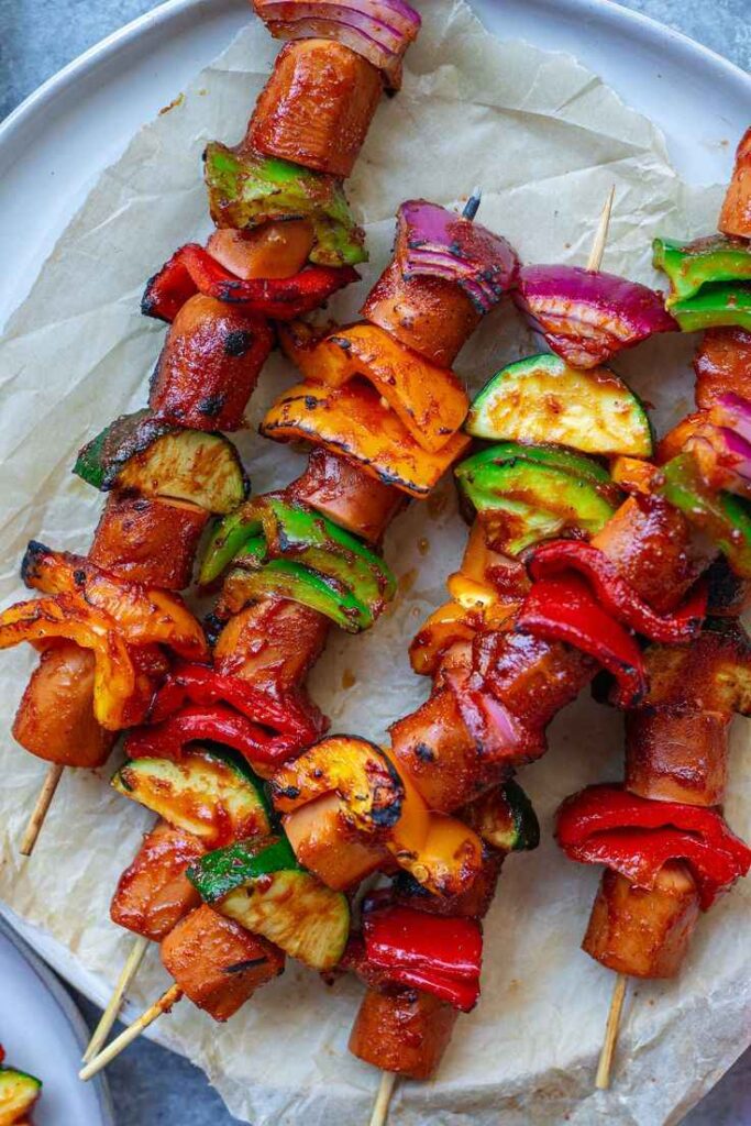 Mini Hot Dog Skewers