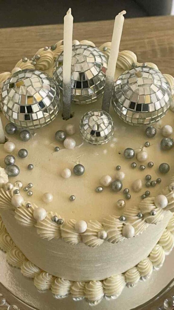 Mirror Ball Cake