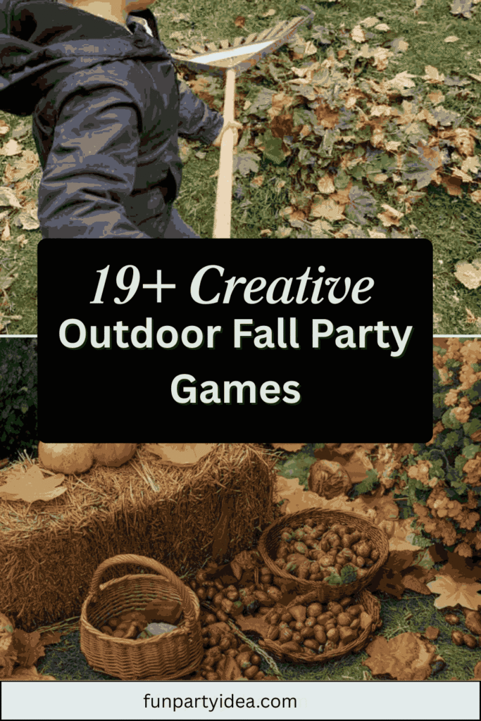  Outdoor Fall Party Games