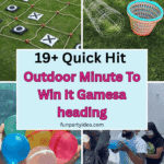 Outdoor Minute To Win It Games