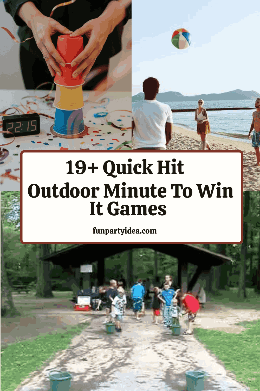 Outdoor Minute To Win It Games