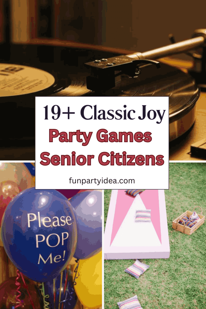 Party Games Senior Citizens