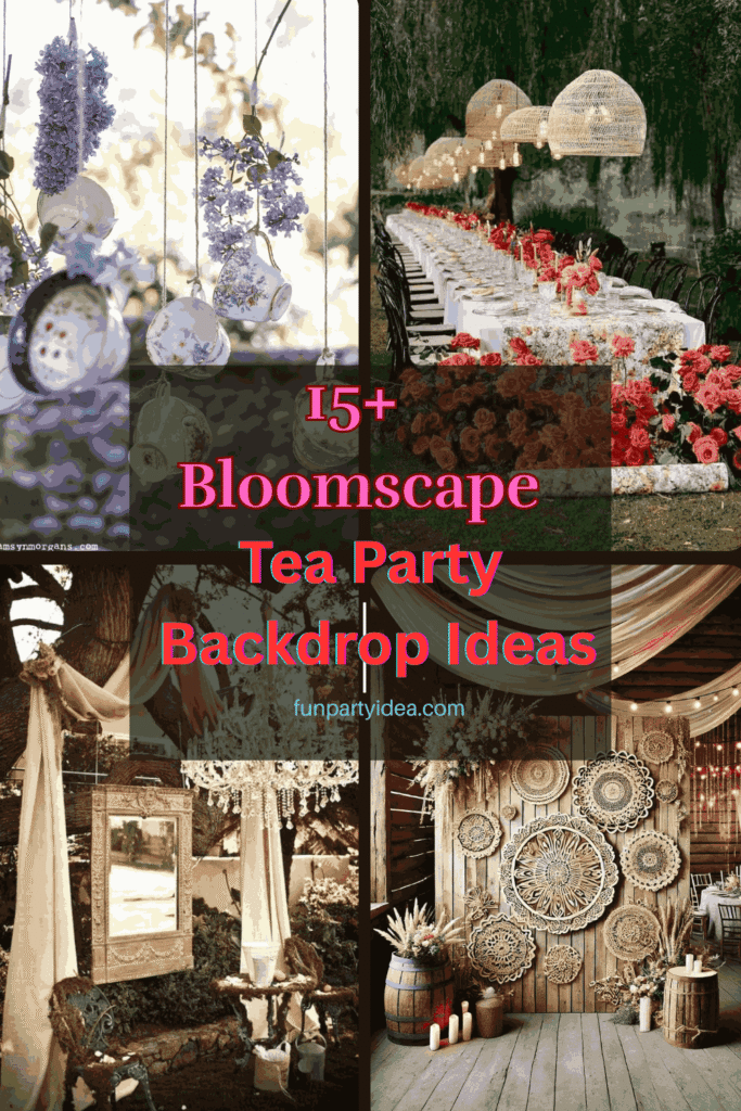 Tea Party Backdrop Ideas