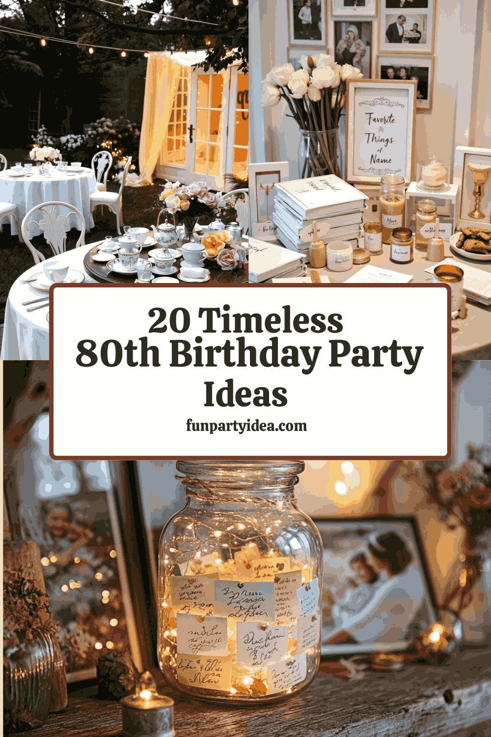 80th Birthday Party Ideas