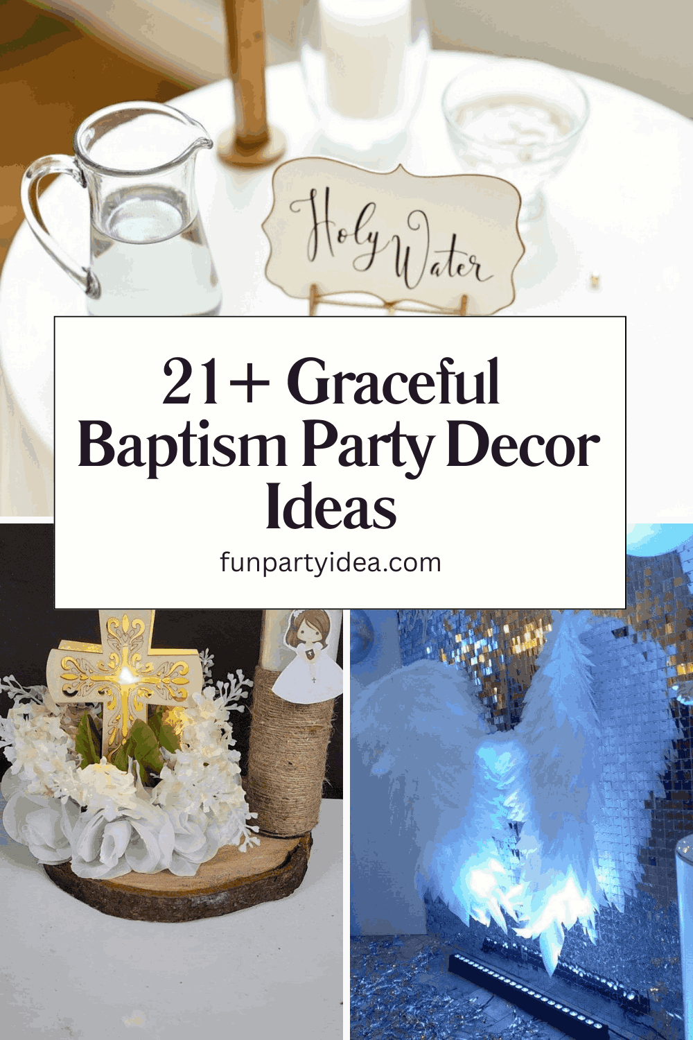 Baptism Party Decor Ideas