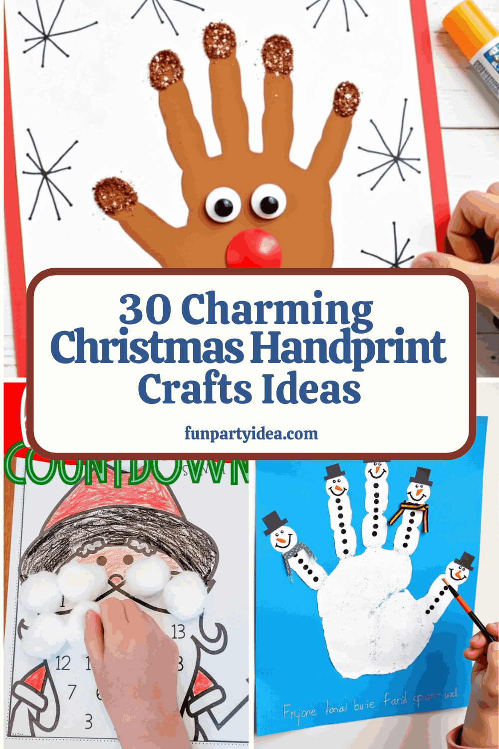 Christmas Handprint Crafts​ Ideas