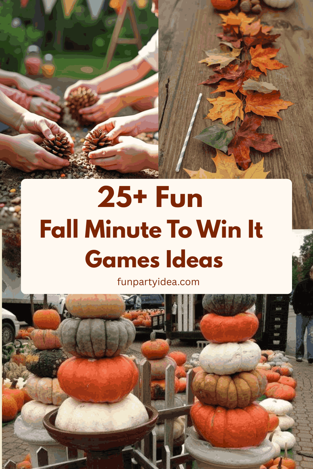 Fall Minute To Win It Games Ideas
