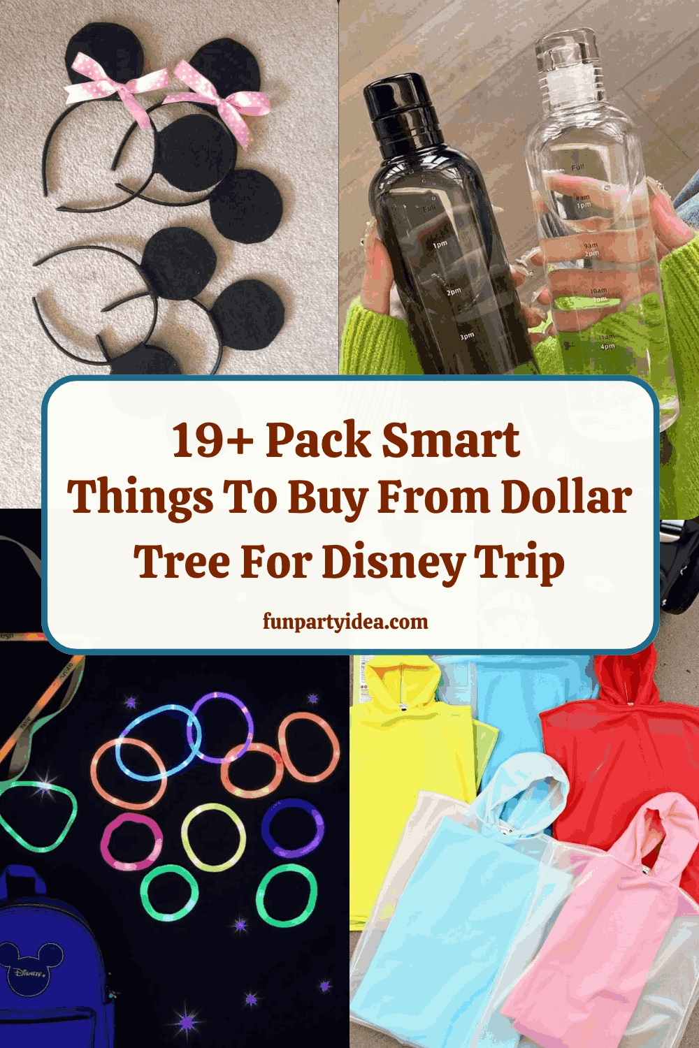 Things To Buy From Dollar Tree For Disney Trip
