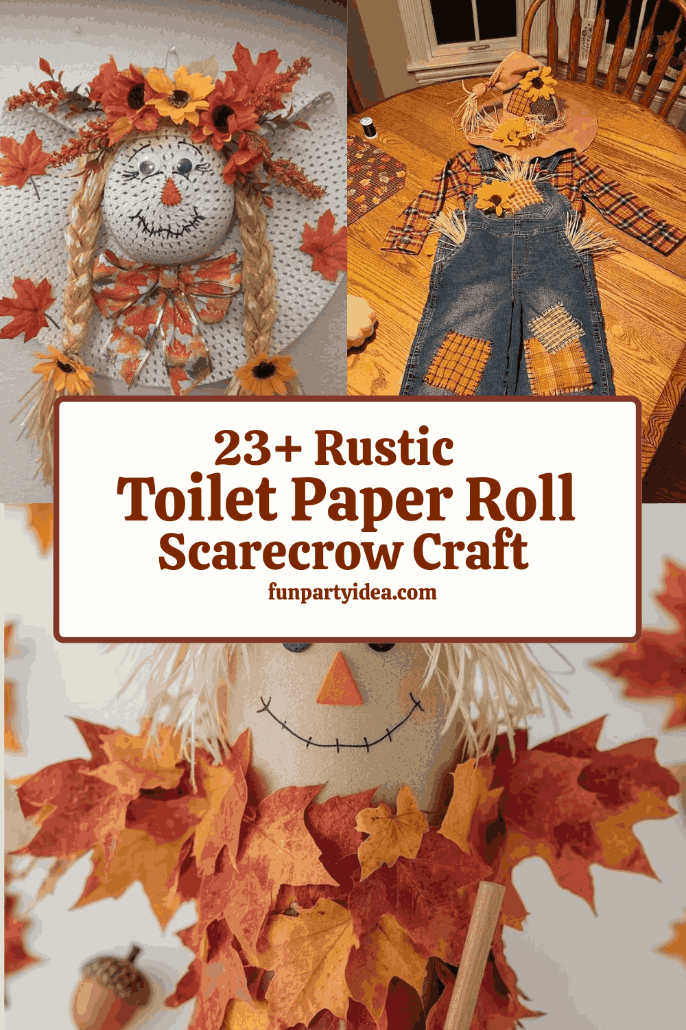 Toilet Paper Roll Scarecrow Craft
