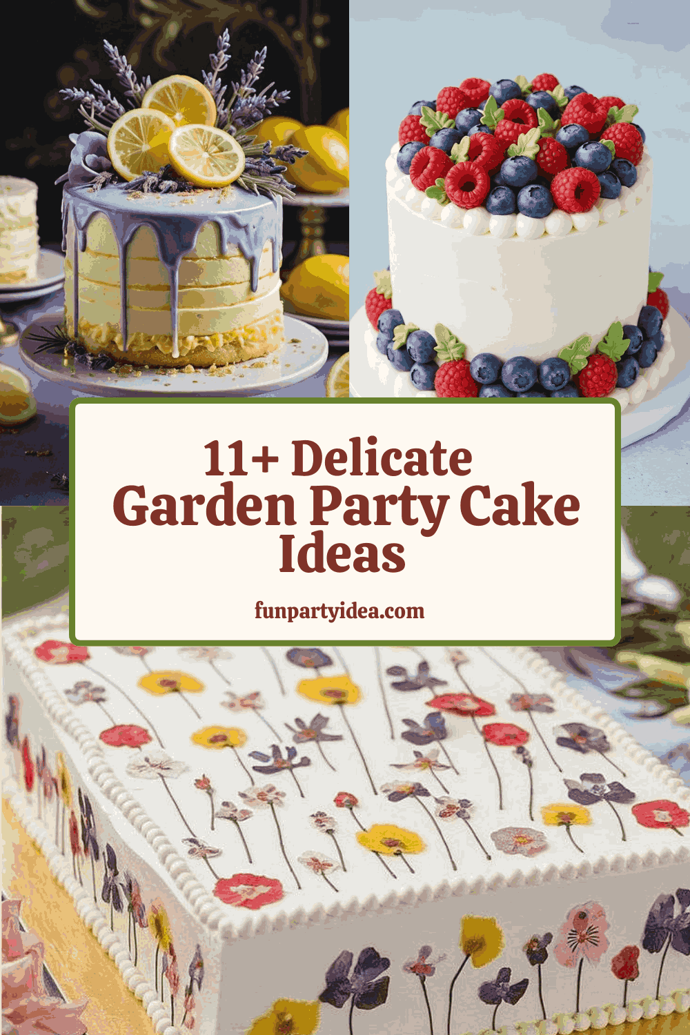 Garden Party Cake Ideas