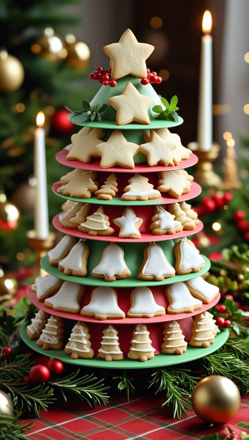 Festive Cookie Tower