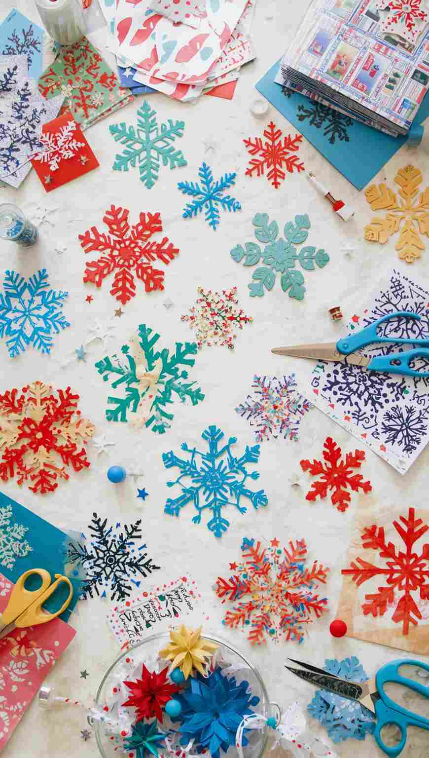 Paper Snowflake Fun