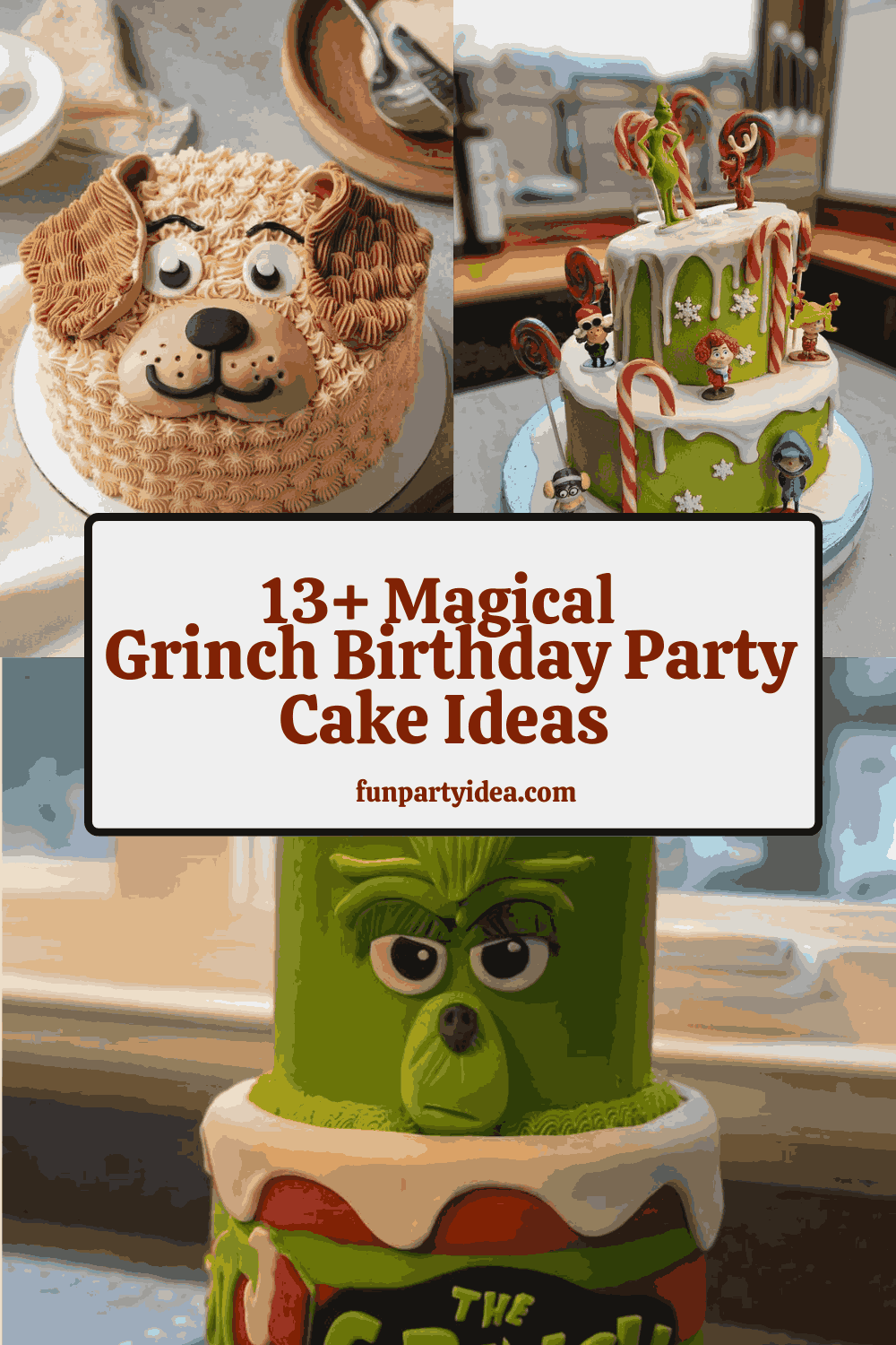 Grinch Birthday Party Cake Ideas