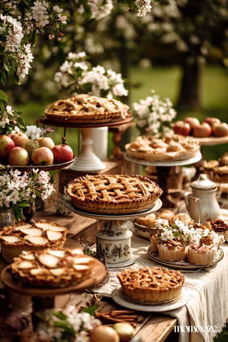 Elegant Garden Dessert and Coffee Table